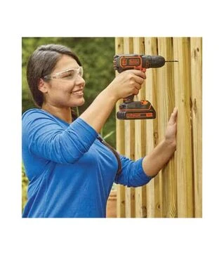Дрель-шуруповерт аккумуляторный BLACK+DECKER BDCDD18N, 18 В, без АКБ и ЗП