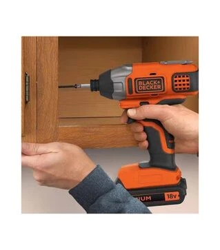 Шурупокрут ударний акумуляторний BLACK+DECKER BDCIM18N, 18 В, без АКБ та ЗП