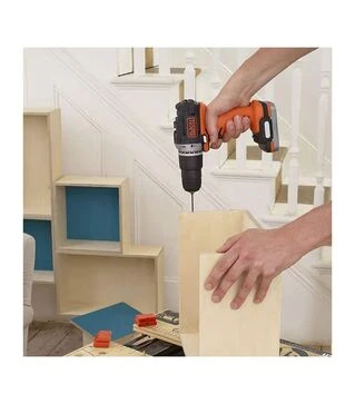 Дрель-шуруповерт ударная аккумуляторная BLACK+DECKER BDCHD12S1, 12 В, 1,5 Агод