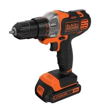 Шурупокрут багатофункціональний акумуляторний BLACK+DECKER MT218KB, безударний, 18 В, 1,5 А*год