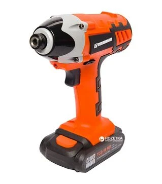 Шуруповерт ударный аккумуляторный Tekhmann TCS-18 HD, 2x1,5 А*ч (844123)