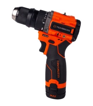 Шурупокрут акумуляторний Tekhmann TCD-12/2 DFR Li BL, 12 В, 2х1,5 А&middot;год, кейс (854938)