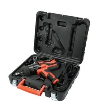 Гайковерт ударный YATO YT-82021, 1/4" HEX x 1/2" F, 4 головки, в кейсе