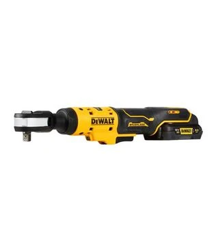 Тріскачковий гайковерт кутовий акумуляторний DeWALT DCF503L1G, 12 В, 81 Нм, 3/8"