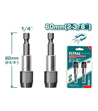 Держатель бит магнитный TOTAL TAC462601, 60 мм (TAC462601)