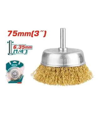 Щітка крацовка TOTAL TAC33031, &Oslash; 75 мм (TAC33031)