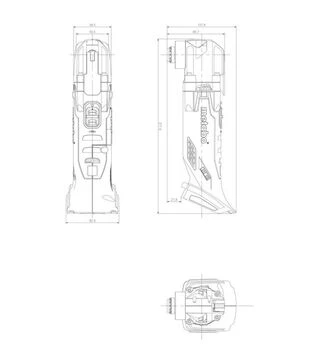 Реноватор акумуляторний Metabo MT 18 LTX, 18 В, кейс, без АКБ та ЗП (613021840)