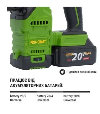 Перфоратор акумуляторний Procraft PHA-30 в кейсі (030034)