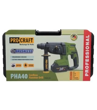 Перфоратор акумуляторний Procraft PHA-40 в кейсі (030043)