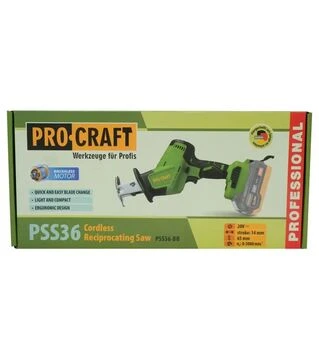 Пила шабельна акумуляторна Procraft PSS-36 без АКБ та ЗП (030363)