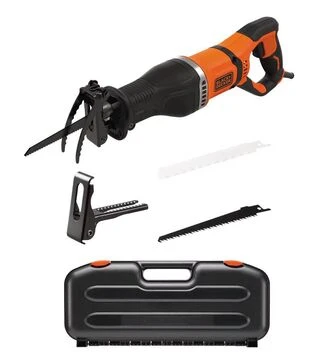 Пила шабельна BLACK+DECKER BES301K, 750 Вт, в кейсі