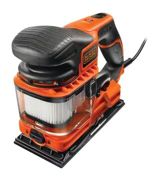 Вибрационная шлифмашина BLACK+DECKER KA330EKA, 270 Вт, 115х230 мм