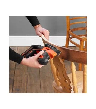 Вібраційна шліфмашина акумуляторна BLACK+DECKER BDCDS18, 18 В, 110 мм