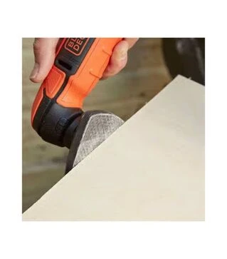 Вібраційна шліфмашина акумуляторна BLACK+DECKER BDCDS12N, 92х92х92 мм, Без АКБ та ЗП