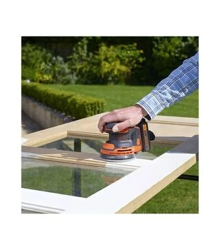 Ексцентрикова шліфмашина акумуляторна BLACK+DECKER BDCROS18N, 125 мм, Без АКБ та ЗП