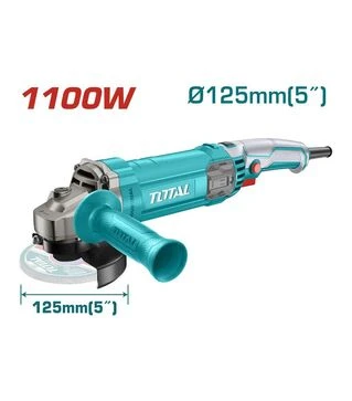 Кутова шліфмашина TOTAL TG11012556, 1100 Вт, 125 мм, 12000 об/хв (TG11012556)