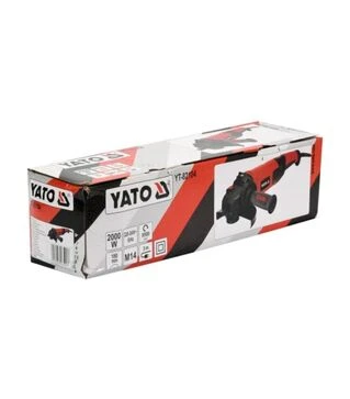 Угловая шлифмашина YATO YT-82104, 2000 Вт, 180 мм, с плавным пуском