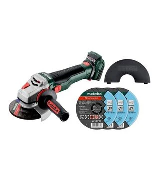 Кутова шліфмашина акумуляторна Metabo WB 18 LTX BL 15-125 Quick, без АКБ та ЗП + диски (691226000)