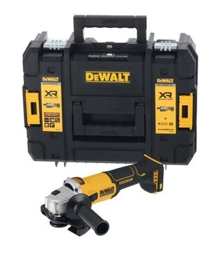 Кутова шліфмашина акумуляторна DeWALT DCG407NT, 18В XR Li-lon, в кейсі, без АКБ та ЗП