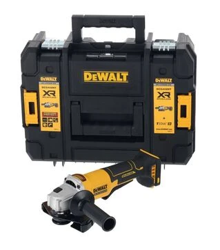 Кутова шліфмашина акумуляторна DeWALT DCG408NT, 18В XR Li-lon, в кейсі, без АКБ та ЗП