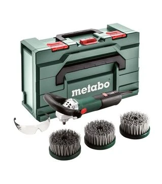 Полировальная машина Metabo PE 15-25 Set, 1500 Вт, 180 мм + набор щеток (615250500)