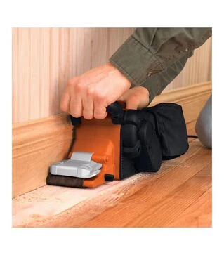 Шліфмашина стрічкова BLACK+DECKER KA88, 720 Вт, стрічка 75х533 мм, підошва 75х195 мм