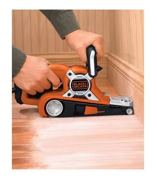 Шліфмашина стрічкова BLACK+DECKER KA88, 720 Вт, стрічка 75х533 мм, підошва 75х195 мм