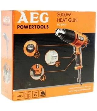Строительный фен AEG HG600V 2000 Вт (4935441025)