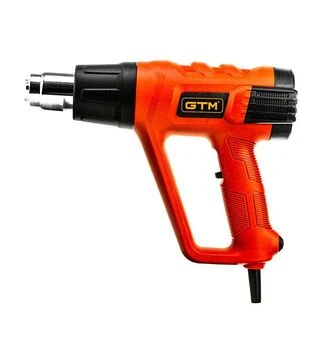 Строительный фен GTM HG2000EM, 80-600&deg;С, 300/500 л/мин, с LCD-дисплеем