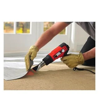 Строительный фен BLACK+DECKER KX2200K, 2200 Вт, в кейсе