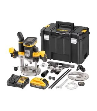 Фрезер DeWALT DCW620H2, XR Li-Ion PowerStack 18 В, 5 А*год, в кейсі