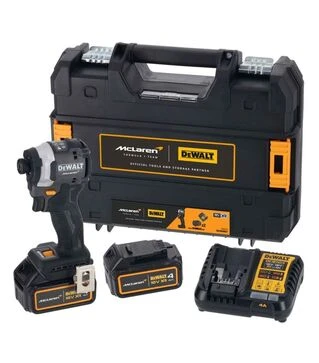 Набір акумуляторного електроінструменту DeWALT McLaren F1 TEAM LIMITED EDITION в кейсі TSTAK (DCK200MP2T)
