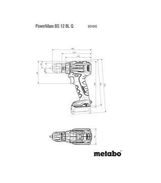 Набор аккумуляторного инструмента Metabo 2.7.4 12 V BS BL Q + SSD BL, кейс (685227000)