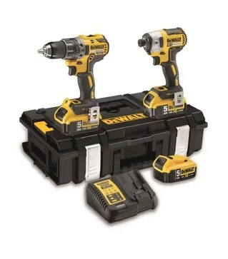 Набор аккумуляторных инструментов DeWALT DCK266P3, DCD796 + DCF887, кейс (DCK266P3)