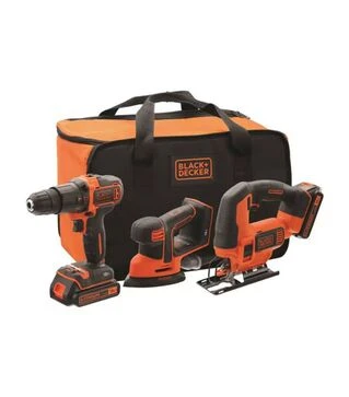 Набор аккумуляторных инструментов BLACK+DECKER BCK31S1S, BDCHD18 + BDCJS18 + BDCDS18, сумка (BCK31S1S)