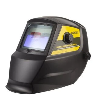 Маска сварщика Sigma &laquo;хамелеон&raquo; 9-13 DIN, 93&times;43 мм, 2 датчика, 3 регулировки (9413221)
