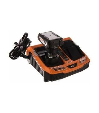 Набір акумуляторний AEG SETL1240BLK: акумулятор L1240, 4 А*год, 12 В + зарядний пристрій BLK1218 + сумка (4932451628)