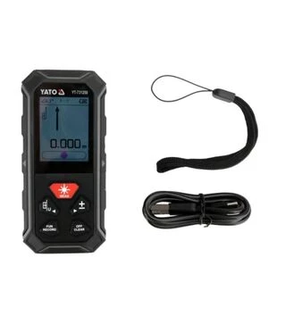 Дальномер лазерный двунаправительный YATO YT-731250, 2х100 м, &plusmn;2 мм