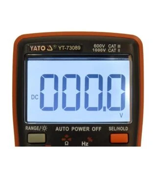 Мультиметр електричних параметрів YATO TRUE RMS (YT-730893)