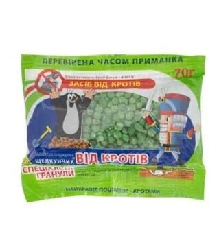 Гранулы от кротов Щелкунчик, 70 г