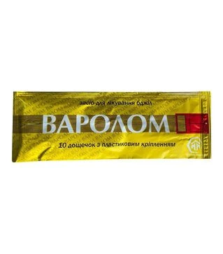 Полоски Варолом, тау-флвалинат, для лечения и профилактики вароатоза, 10 шт (PV0019UA)