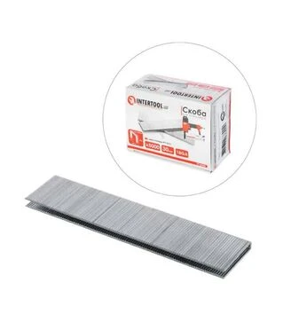 Скоба для степлера INTERTOOL PT-1612, 30 мм, 18GA, 5000 шт (PT-8330)