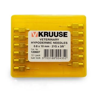 Игла ветеринарная инъекционная Jorgen Kruuse, 12 шт
