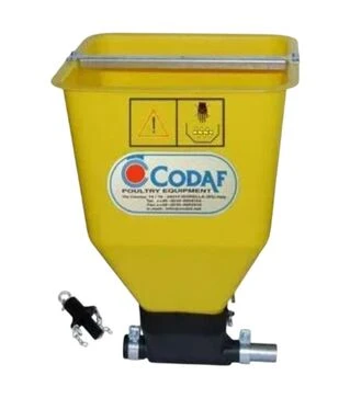 Бункер для корму Codaf пластиковий, 60 кг