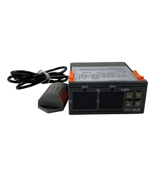 Термостат цифровой STC-3028 регулятор температуры и влажности, 220 В