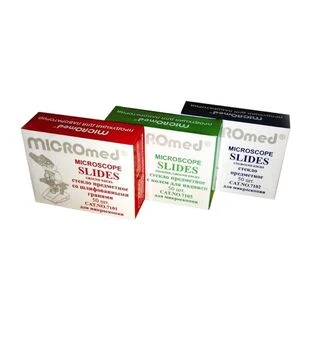 Предметне скло MICROmed 75&times;25 мм, 50 шт