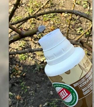 Замазка садова Unichem Bio Plantella Arbosan з фунгіцидами та пензликом, 350 г