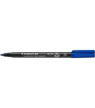 Маркер Staedtler Lumocolor 303M перманентный, водостойкий, синий