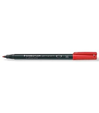 Маркер Staedtler Lumocolor 303M перманентный, водостойкий, красный