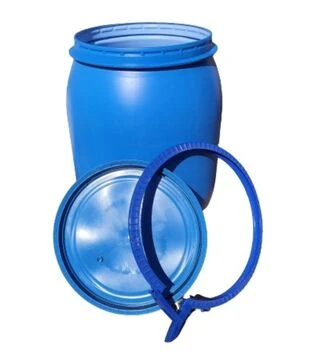 Бочка пластикова Litolan 130 л, з хомутом (2764)
